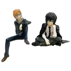 Bungo Stray Dogs Dazai Osamu and Nakahara Chuuya Anime Figure Toy Gift Set (2PCS no box)