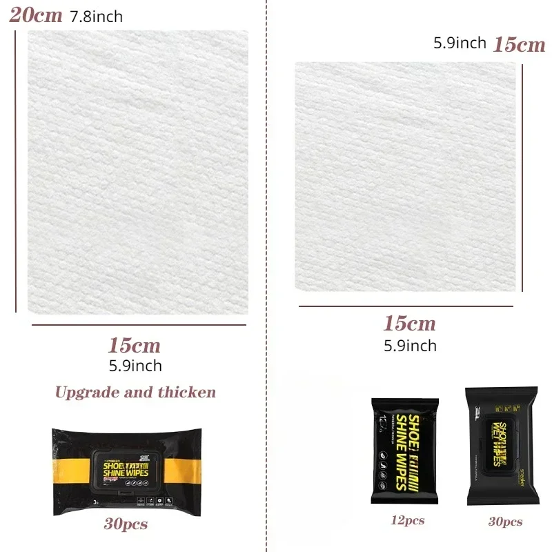 Shoe Polishing Wet Wipes Disposable for Sneaker Cleaning