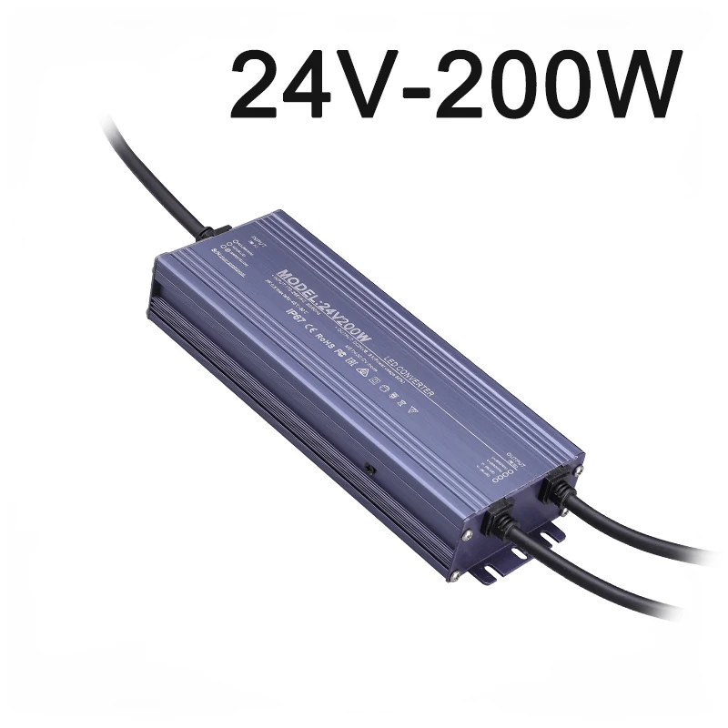 ตัวเลือกสินค้า สวิตชิ่งซัพพลายกันน้ำกลางแจ้ง 12-24V ทนทาน IP67