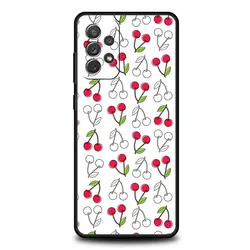 Charming Cherry Bow Design Phone Case Cover - Samsung A32 5G (A1)