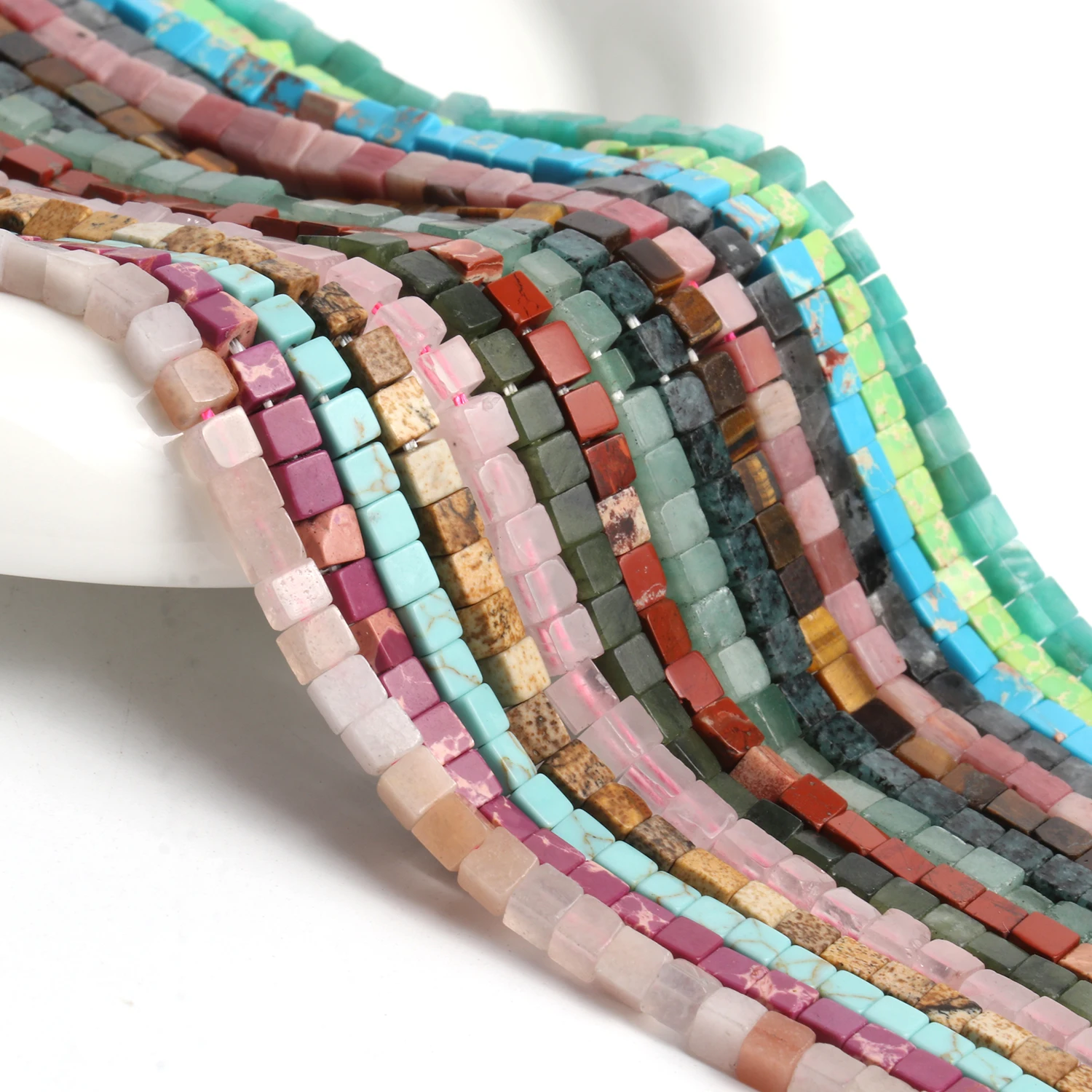 Cuentas De Piedra De Labradorita Gris, Espaciador Suelto Redondo Para Fabricaci N De Joyas Diy Pulseras