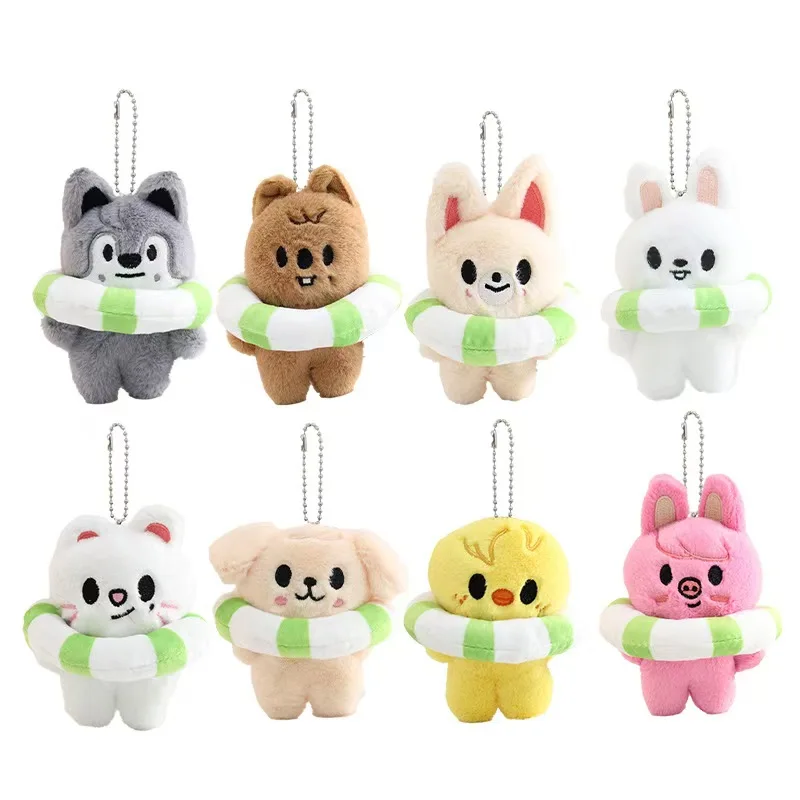 Plush Keychain New Skzoo stray children plush toy Li Longfu fan couple keychain bag pendant doll children's gift
