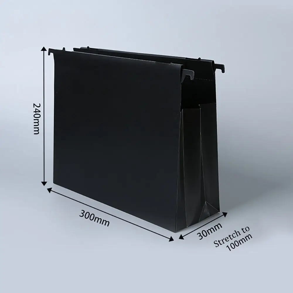 Document PP Hanging Folder A4 Bilateral Hook File Folder Waterproof Side Expandable Design Data File Bag - 6