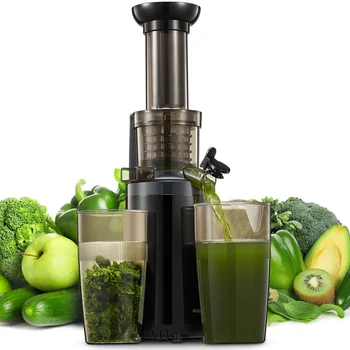 Masticating Juicer Machines, Reemix Cold Press juicer Machine Compact Size, Juice Extractor, Nutrient 1