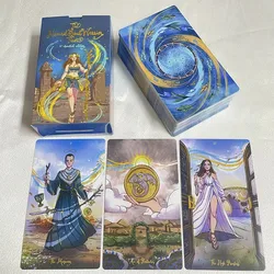 Beautiful 12 7 Tarot Oracle Cards Comes with English Paper Guide 78 Queen Destiny Information Divination Runes Board Game