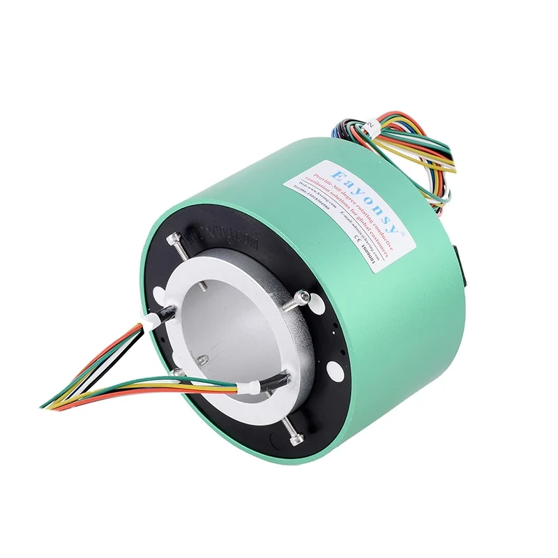 

HD50119-1210 Slip Rings ID 50mm OD 119mm,12 rings 10A Through bore Slip Ring for crane robot etc equipment