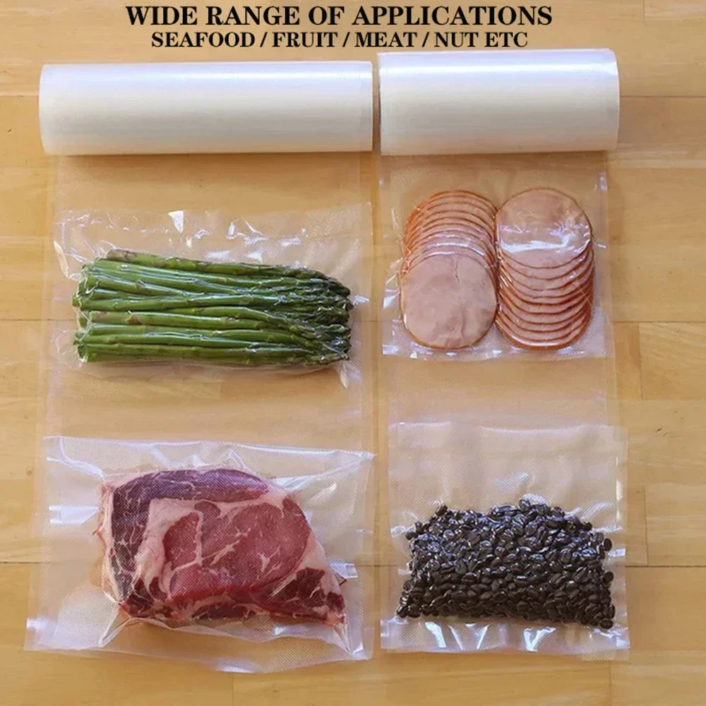 1 Roll Vacuum Bags For Food Vacuum Food Preservation BPA-FREE Sealed Storage meal Prep And Sous Vide