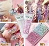 Multifunctional Eye Glitter Nail Hair Body Face Glitter Gel Art Flash Loose Sequins Cream With Smear Spoon Festival Glitter Deco 4