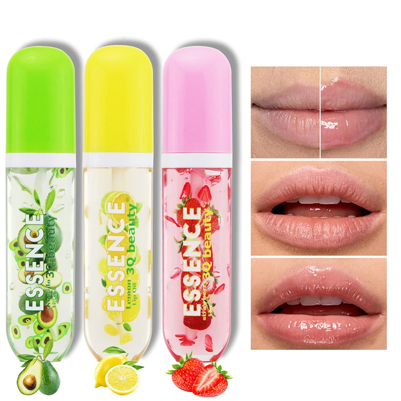 

2Pcs Waterproof Moist Lip Gloss Anti-aging Lip Care Lipstick Fruit Series Moisturizing Anti-chapped Lip Balm Women Lipstick