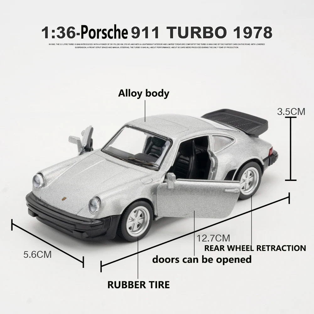 1:36 Scale Porsche 911 Turbo 2