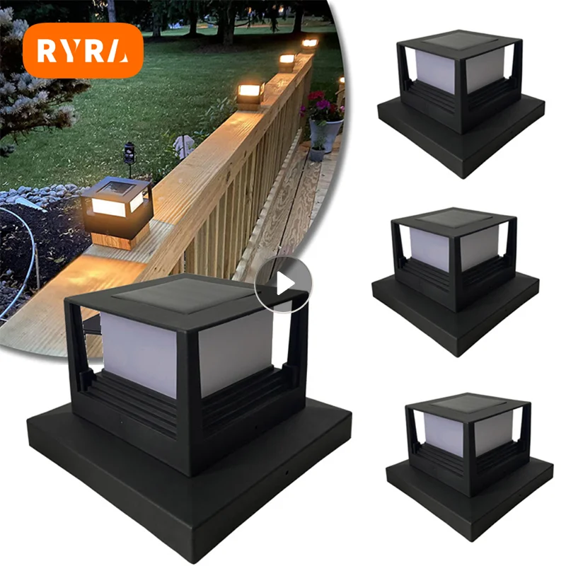 

Солнечная лампа для сада, водонепроницаемый светильник для внутреннего дворика, лестницы, лужайки, двора, украшение для улицы