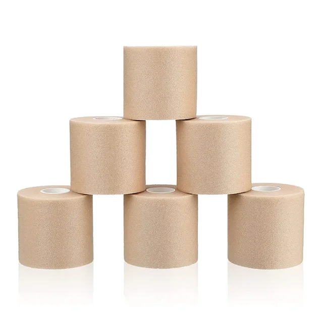4/6 Pieces Foam Underwrap Sports Tape Pre Wrap Athletic Tape Bandage for Ankles Wrists Hands Knees 4/6 Pieces Foam Underwrap Sports Tape Pre Wrap Athletic Tape Bandage for Ankles Wrists Hands Knees
