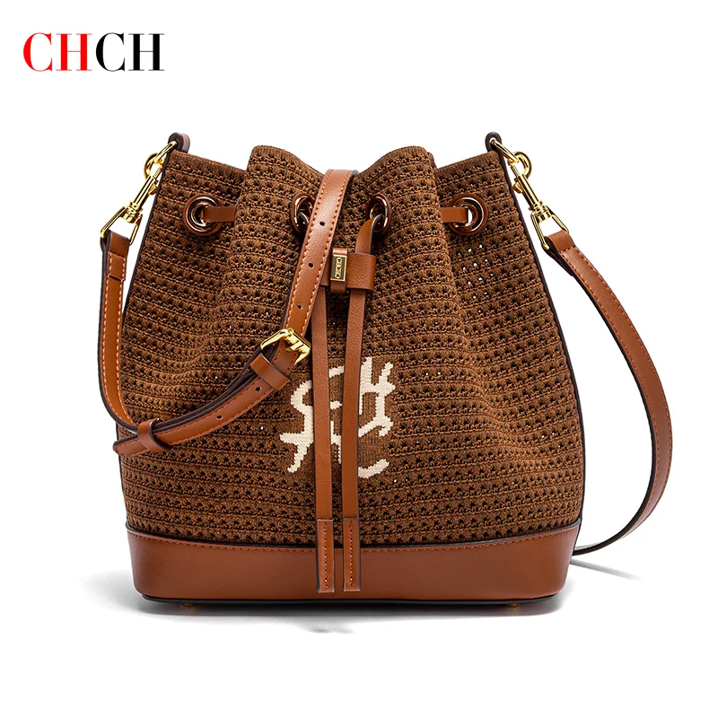 حقيبة دلو نسائية من CHCH، حقيبة يد بتصميم ربيعي جد...