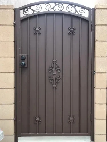 Iron Pipe Gate Best Welcome Fashion Modern Design Wrought Iron Gate Latest Main Gate Designs 4