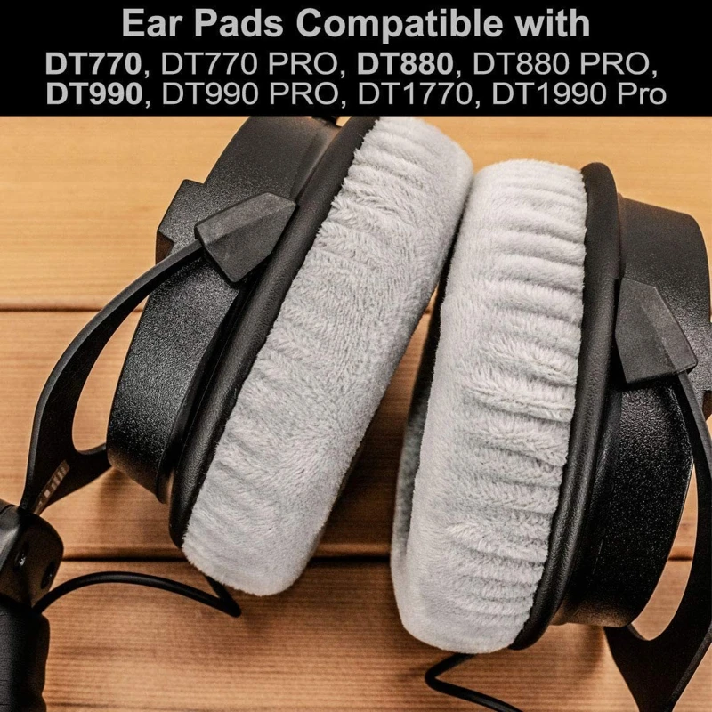 DT990/DT880/DT770 헤드폰 슬리브 커버용 소프트 이어폰 폼 이어패드