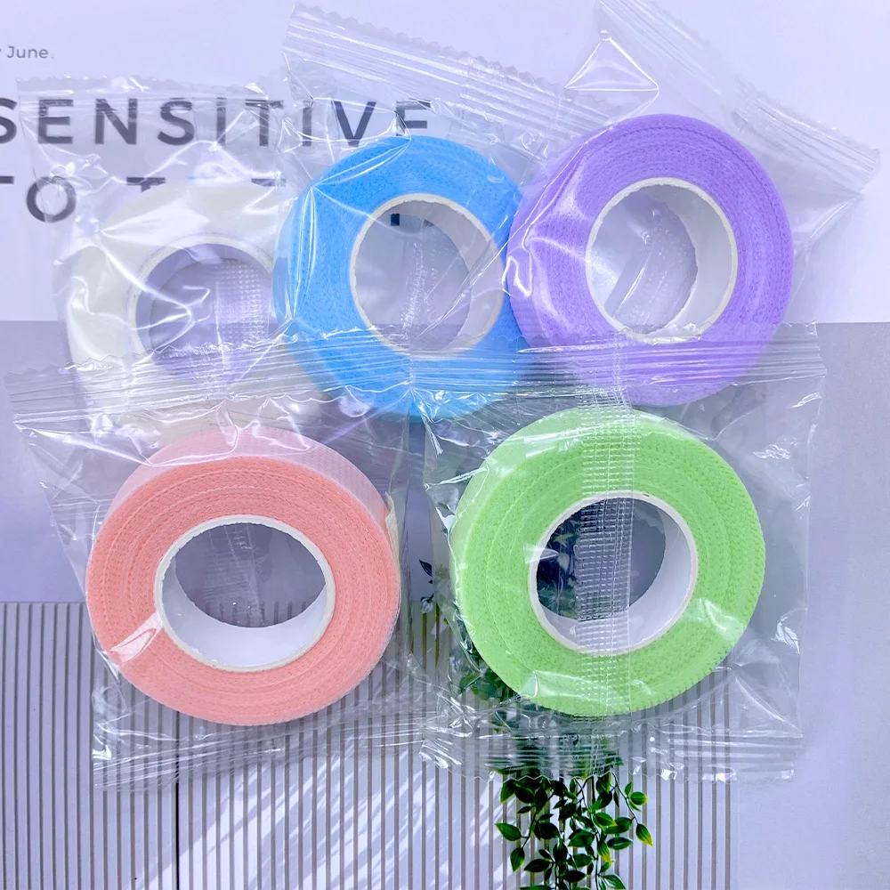 50Pcs Breathable Medical Paper Tapes Eyelash Extension Professional Lashes White Tape Eye False Lashes Patch Eyelid Sticker