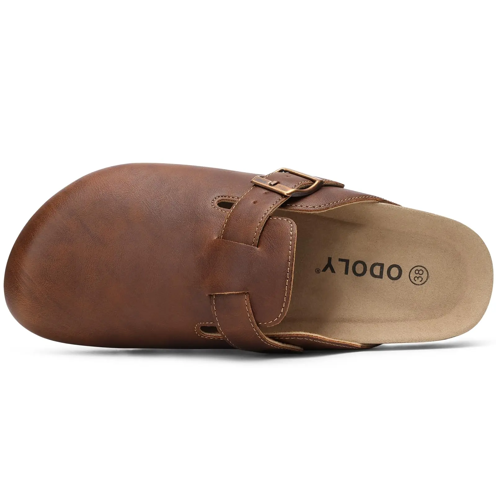 Gacimy Vegan Leather Cork Clogs With Arch Support Unisex Mules_voghion.com