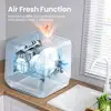 Portable Countertop Dishwasher 5L Water Tank 6 Programs 360° Dual Spray 192℉ High-Temp& Air-Dry Compact Design Small Spaces and 6