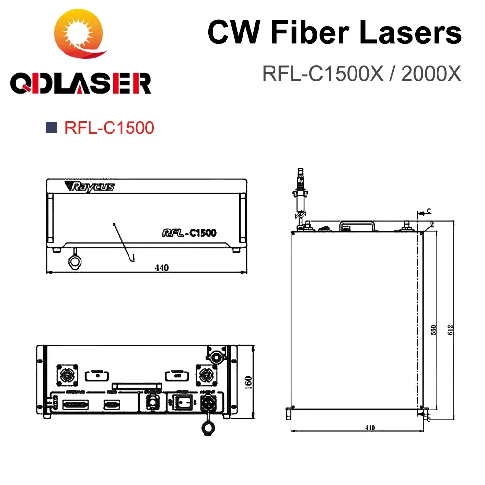 Рисунок 2 - Оригинальный оптоволоконный лазер QDLASER