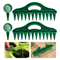 Hole Punches Garden Seed Spacer With Adjustable Seeds Dispenser For Planting Seeds And Bulbs B 2