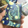 Van gogh Oil Painting Sunflowers Art Fashion Lanyard ID Badge Holder Bus Pass Case Cover Slip Bank Credit Card Holder Strap Gift 2