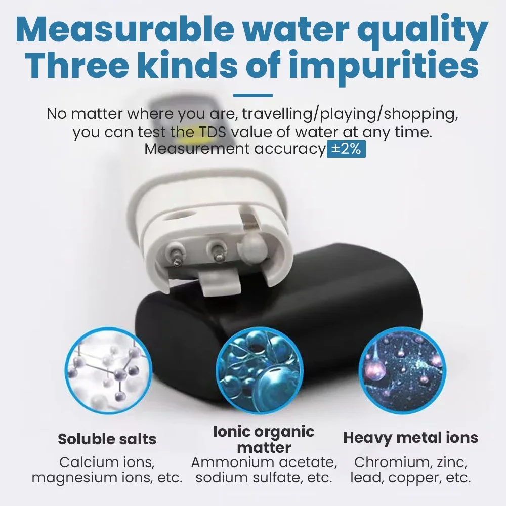 Water Quality Detector Water Quality Detection Pen Precision Household Tap Water Detection Professional Counter Detector water quality detector