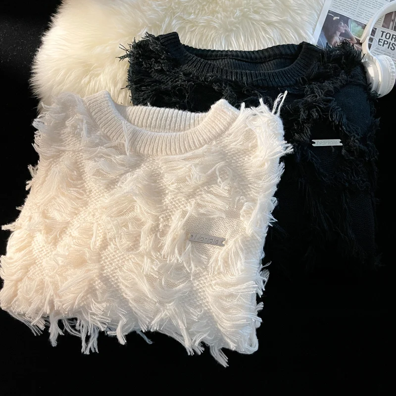 2023 Men's Winter O-Neck Business Cotton Blend Sweater Knitted Pullover Autumn Casual Fashion Soft Long Sleeve Knitwear Z23