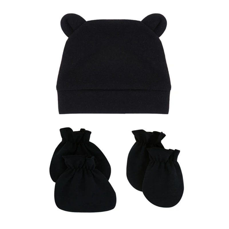Baby Hat Cap Mittens Sock Newborn Hats for Boys Baby Hats Soft Beanie Gift for Boys Grils Infants Accessory