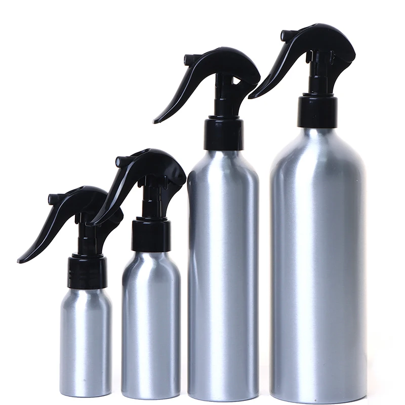 Spray Bottle 1pc Aluminum Bottle Empty Spray Bottles Pump Sprayer Fine Mist Spray Refillable Bottles Water Bottle Sprinkler 50-500ML