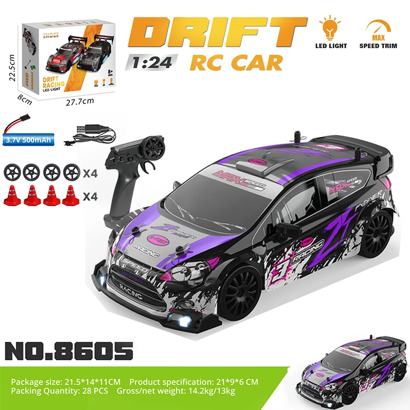 1:24 4WD  RC 帮Ʈ  ڵ ӽ   ̽ ī     ڵ ҳ 峭 ü Ÿ̾