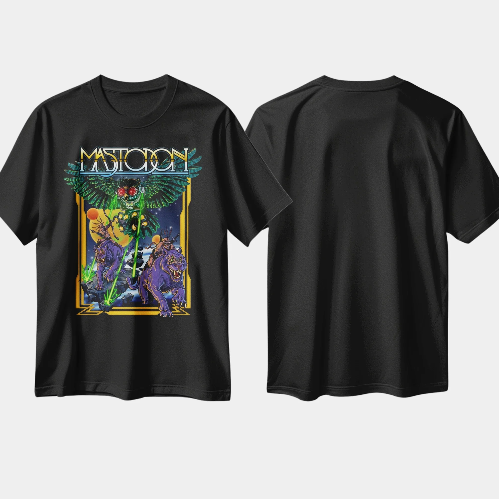 T-shirts Heavy Metal Band Rock pour Mastodons, 100% coton, col rond, chemise à manches courtes