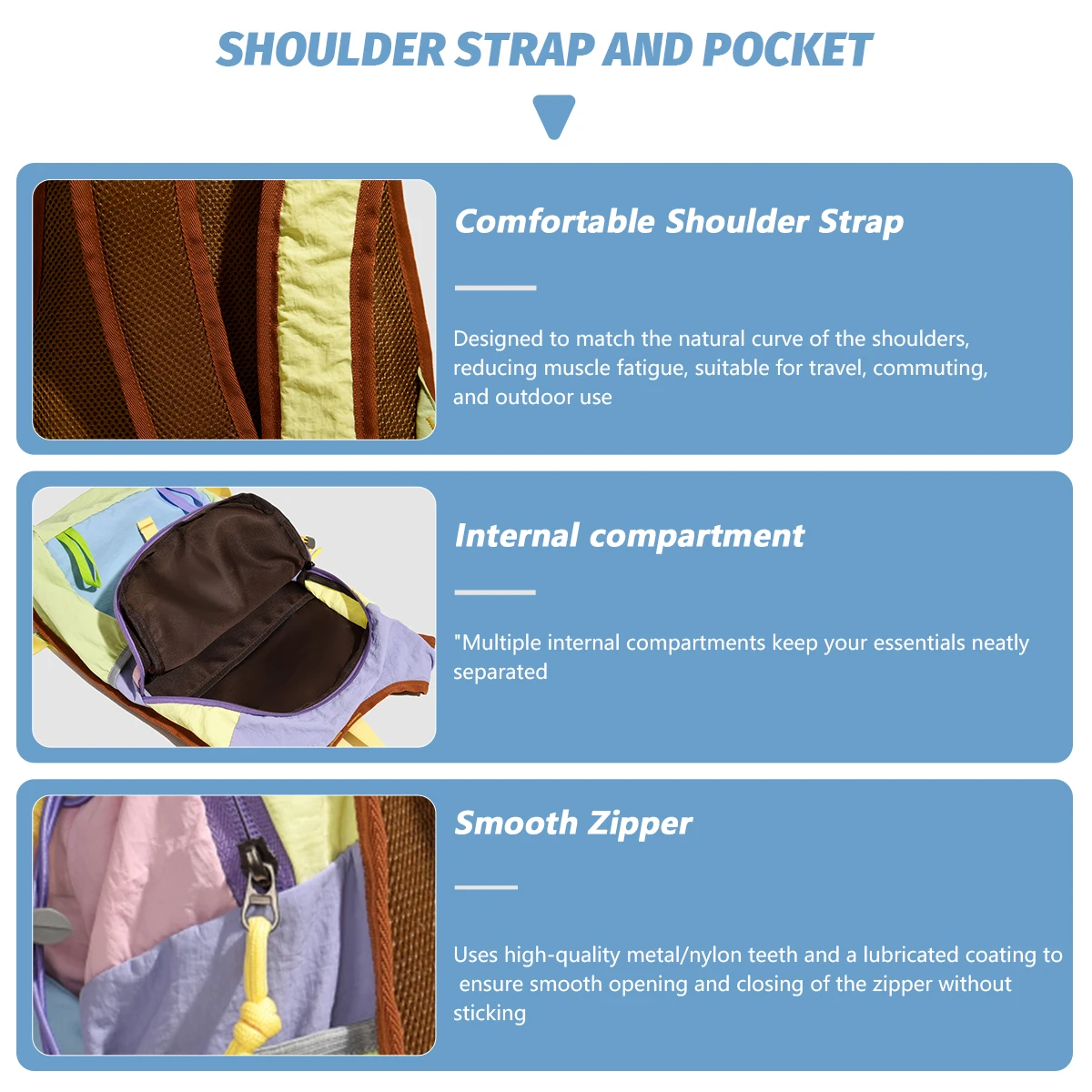 Outdoor Hiking and Mountaineering Bag, Lightweight Backpack, Foldableable Waterproof Travel Bag, Professional Flushing Bag, Skin Backpack, Female Mountain Climbing and Fishing Sports