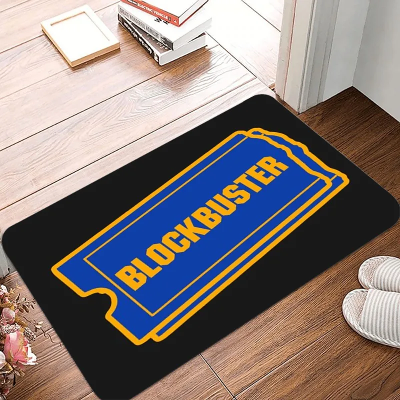 Blockbuster Carpet Lightweight Machine Washable Polyester Membership Card Design Doormat Perfect for Bedroom Kitchen Outdoor 2