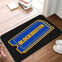 Blockbuster Carpet Lightweight Machine Washable Polyester Membership Card Design Doormat Perfect for Bedroom Kitchen Outdoor 2