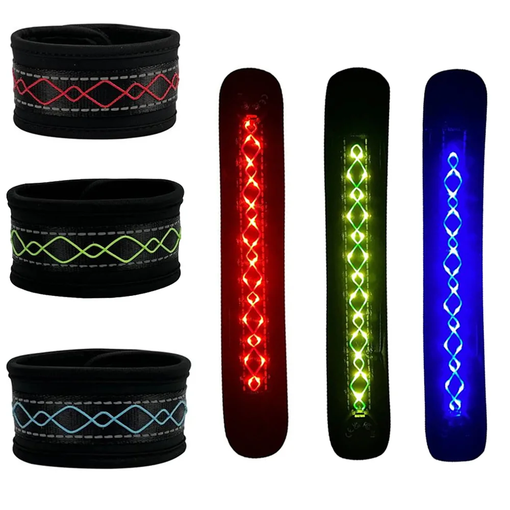LED Luminous Horse Leg Strap High Visibility Reflective Belt Legging Wraps Adjustable Horse Riding Equipment Ankle Legging