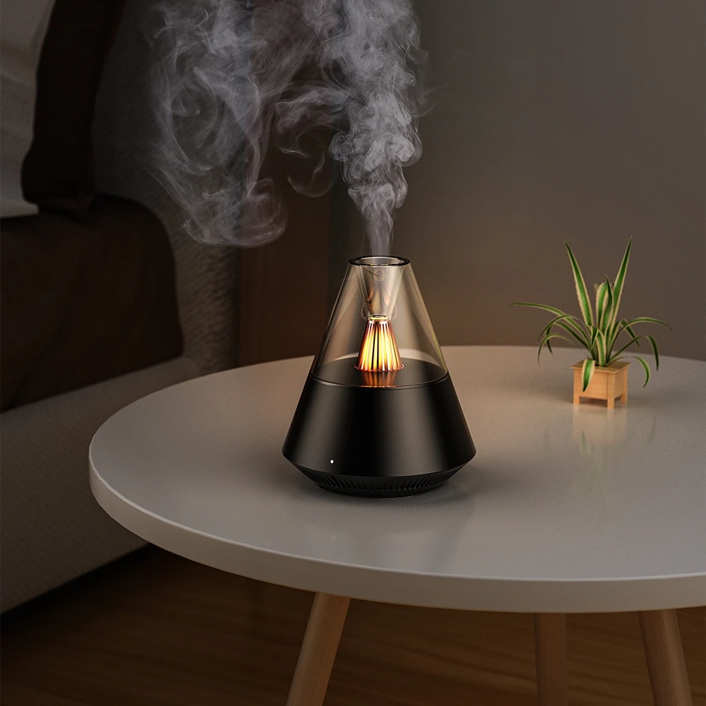 150ML USB Aromatherapy Diffuser Air Humidifier Remote Control Essential Oil Diffuser with Warm Night Light Home Aroma Humidifier 5