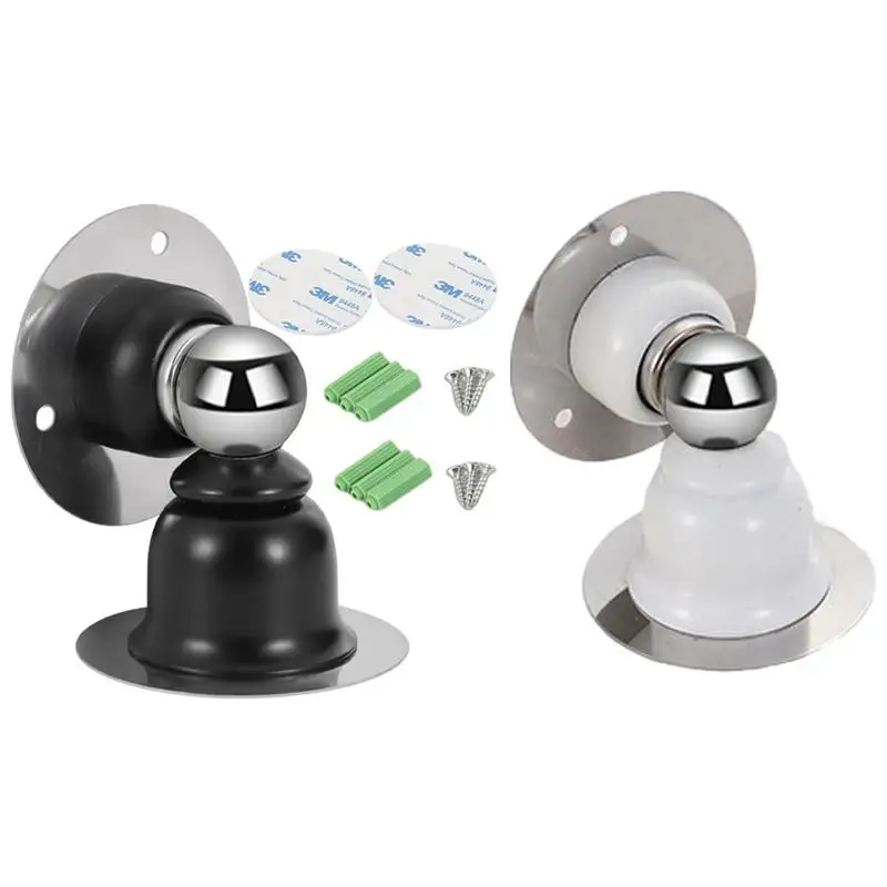 Magnetic Door Stopper Damage-Free House Door Stopper Heavy Duty Catch Holder Ultra-Short Magnetic Stop For Various