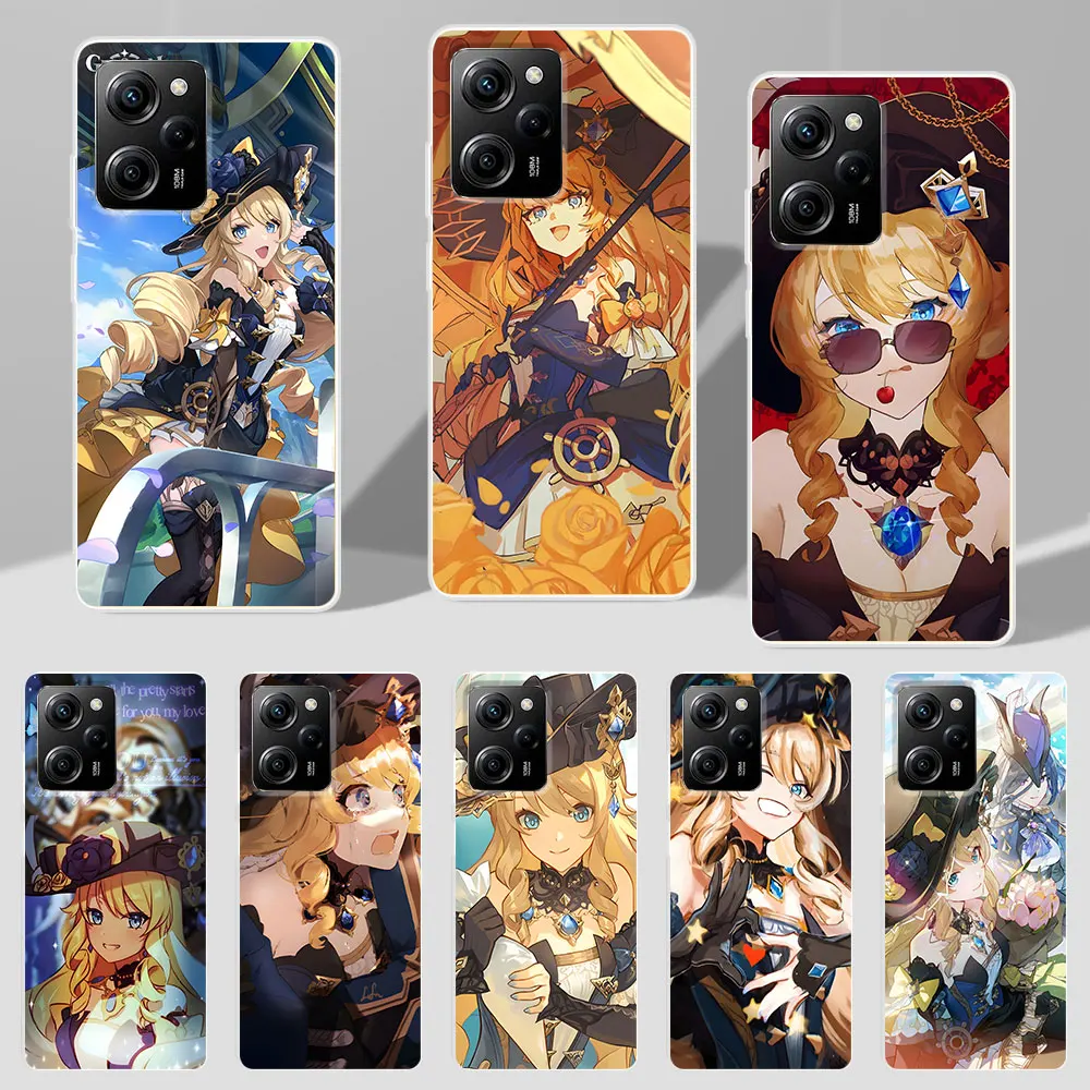 Custodia A Percussione Navia Genshin Per Xiaomi Poco X6 X3 X5 M4 Pocophone F1 M5S F5 M3 M5 X4 Nfc F2 F3 F4 Gt M2 Pro Cover Morbida In Tpu Per Telefono
