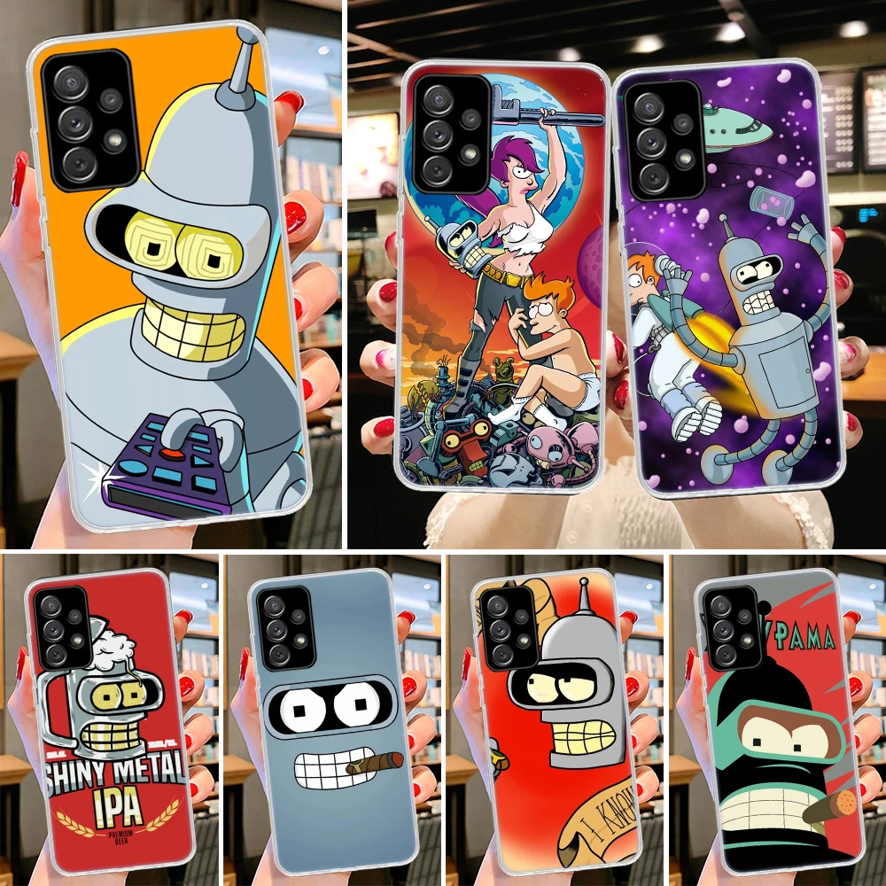 Мультяшный F-футуристический чехол для телефона Samsung Galaxy A52 A72 A51 A71 A32 A22 A12 5G A42 A02S A31