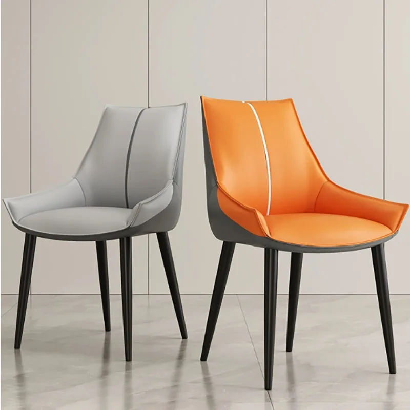 

Luxury Upholstered Dining Chairs European Beautiful Nordic Vintage Dining Chairs Simple Modern Sillas De Comedor Furnitures