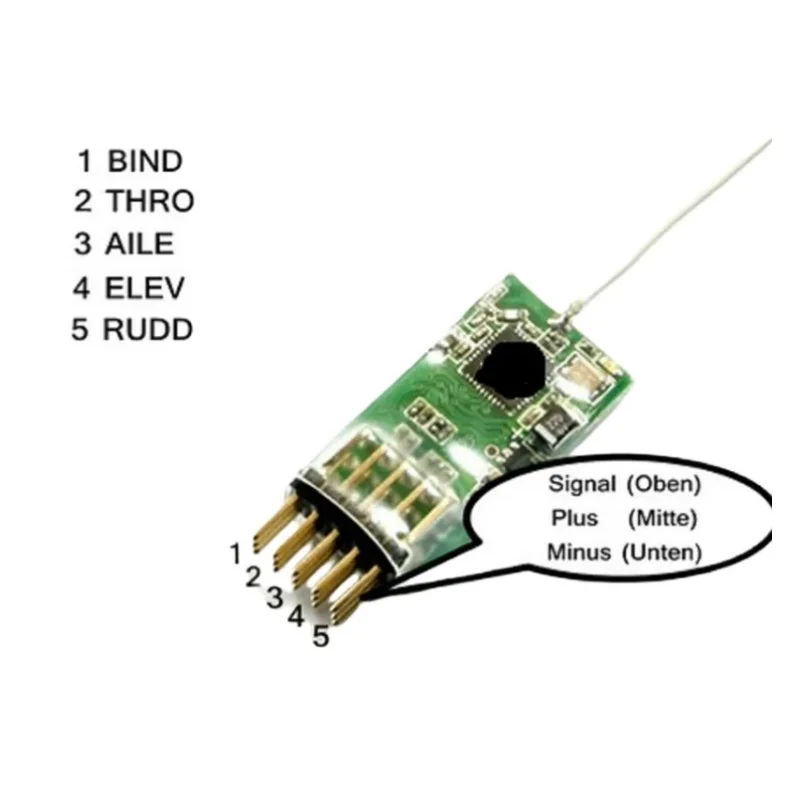 CM410X DSM2 DSMX 2.4G 4Ch Ricevore Per RC Spektrum DX6I DX18 DX8 DX9 DEVO10 Telecomando REDCON Drone Modello Parte FAI DA TE  44
