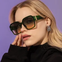 

Fashion Revit Square Sunglasses Women Luxury Gradient Glasses Vintage Retro Big Sun Shades Rectangle Eyeglasses Lentes De Sol