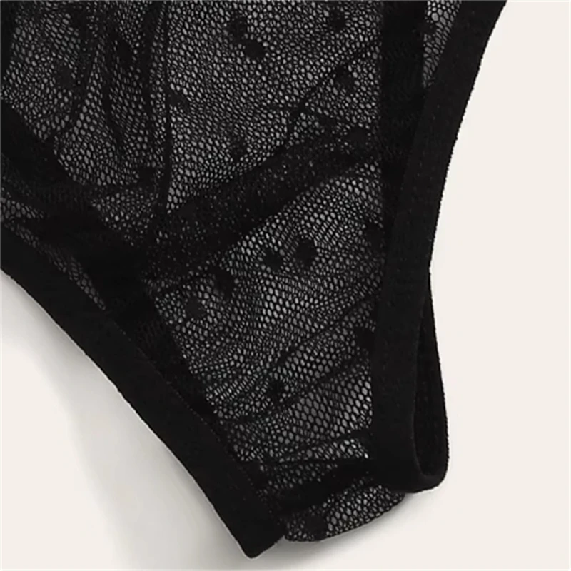 Sexy Mesh Three-point Set Bra Underwear Garter Belt Women Lingerie Sets