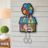 Personalized Wooden Key Holder for Wall Decorative Couple Keychain Hanger Home Decor Key Rack Hook Gifts for Family Birthday 3