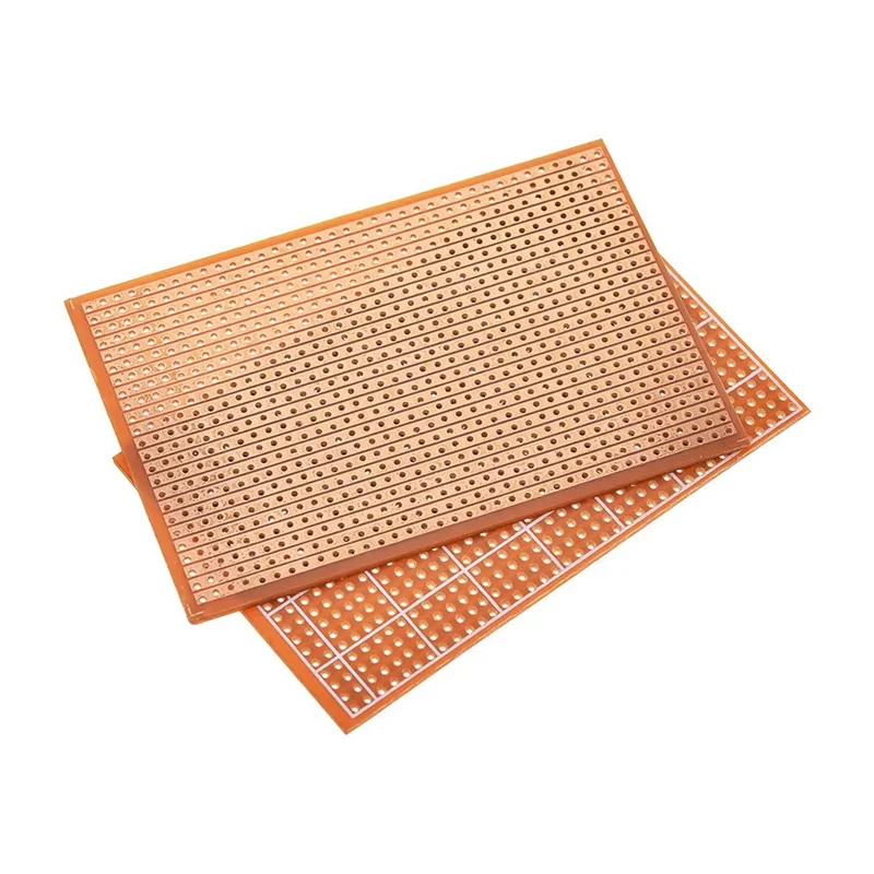 5/10PCS DIY 6.4x9.5 6.4*9.5CM Prototype Paper PCB Universal Experiment Matrix Circuit Board Single Row Continuous Hole 64x95MM