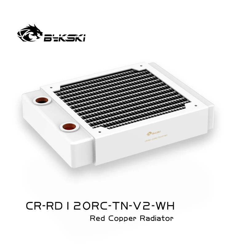 Bykski 120 mm Radiador de Cobre para o pc Que Refrigera a Espessura de 30 mm para 12cm Ventilador Refrigerador de Água do Elevado Desempenho Radiador Térmico 120 mm - Imagem 3