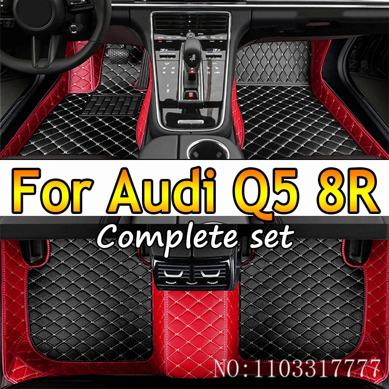 

Car Mats For Audi Q5 8R MK1 2009-2017 Luxury Leather Rug Durable Anti Dirt Carpet Auto Floor Mat Set Car Interior Accessories