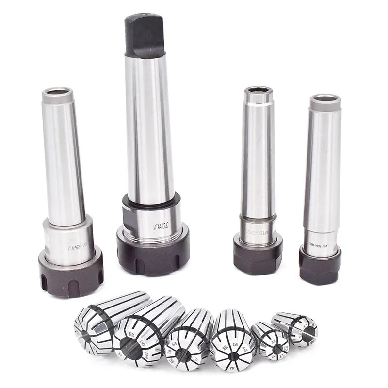 Portautensili Morse Er16 Er20 Er25 Er32 Mt3 Mt2 Mtb Mt1 Er11 Morse Tapper Shank Cnc Machine Mill