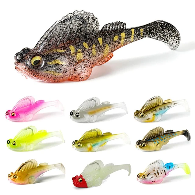 1pc 7g/10g/14g T Tail Soft Lures With Hook Premium Fishing Lures