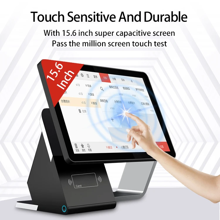 Gmaii 15.6 Inch Dual Screen Electronic Cash Register System Pos Machine